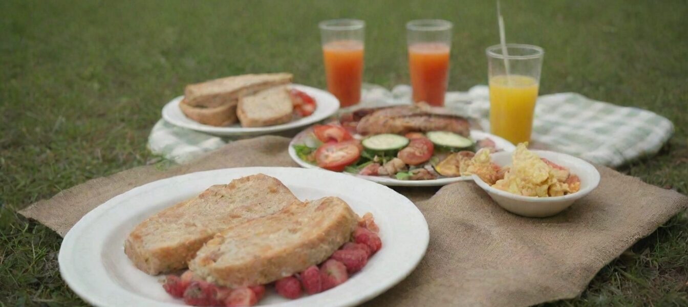 assiettes jetables compostables